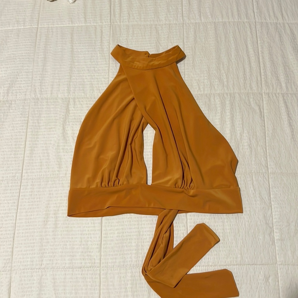 Open Back Crop Top